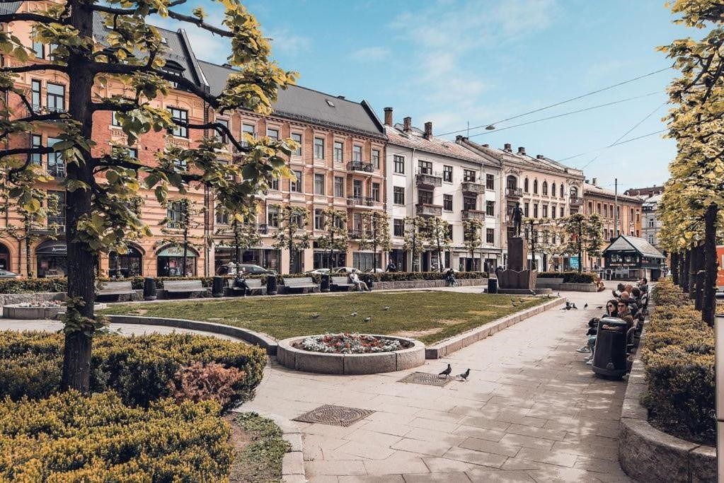 Gateparti på Majorstuen i Oslo, der klinikken holder til